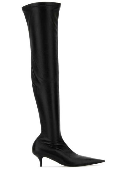 Avenue Nappa Leather Long Boots Black - BALENCIAGA - BALAAN 2