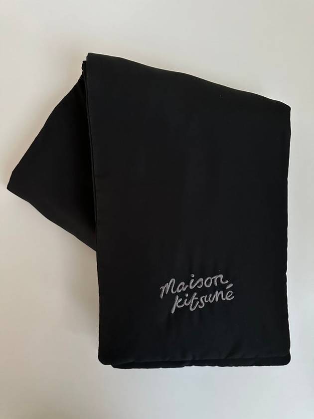 Padded muffler scarf NM06202WQ4035 black ONE SIZE - MAISON KITSUNE - BALAAN 2