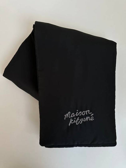 Padded muffler scarf NM06202WQ4035 black ONE SIZE - MAISON KITSUNE - BALAAN 2