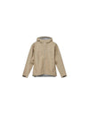 Beta Embroidered Logo Nylon Hooded Jacket Beige - ARC'TERYX - BALAAN 1