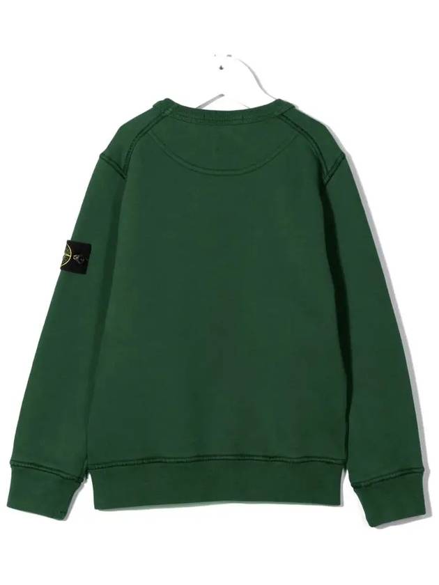 Kids Waffen Sweatshirt Dark Green 751661340 V0057 - STONE ISLAND - BALAAN 3