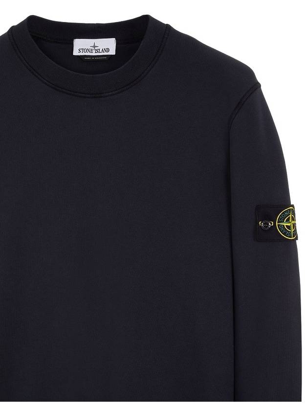 Compass Patch Crew Neck Sweatshirt Navy - STONE ISLAND - BALAAN 4