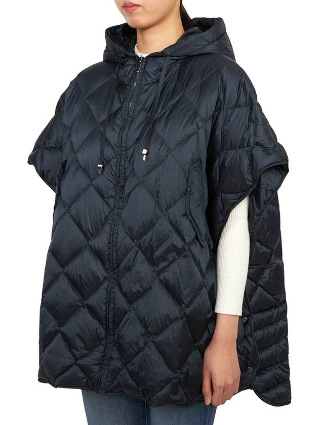 Treman Padded Cape Navy - MAX MARA - BALAAN 4