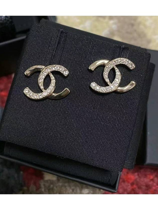 CC logo earrings - CHANEL - BALAAN 1