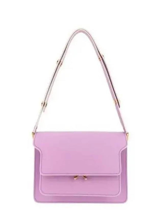 Trunk Foldover Top Medium Shoulder Bag Purple - MARNI - BALAAN 2