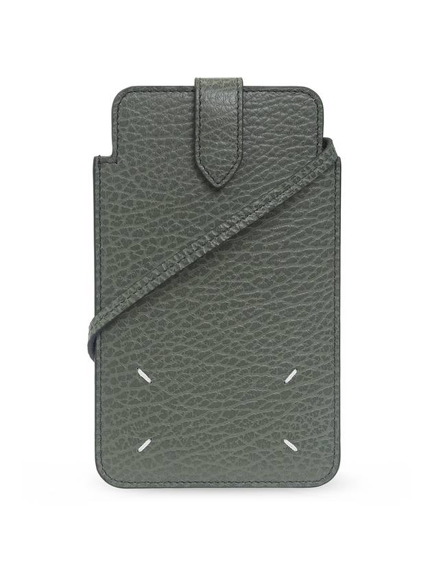 Signature Logo Phone Case Khaki - MAISON MARGIELA - BALAAN.