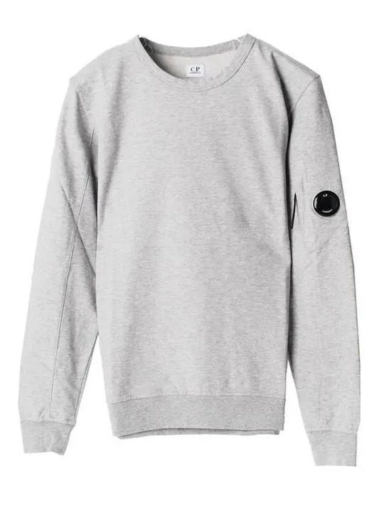 Men's Light Fleece Lens Wappen Sweatshirt Gray - CP COMPANY - BALAAN 2