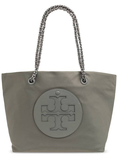 Tory Burch Bag Ella Types Shopper, Women's, Green - TORY BURCH - BALAAN 1