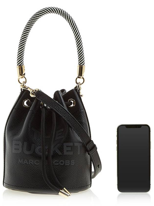 Logo Leather Bucket Bag Black - MARC JACOBS - BALAAN 7