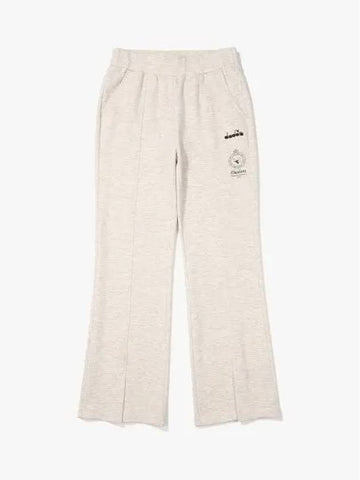 Diadora Comfy Bootcut Sweatpants MELANGE GRAY - DIADORA - BALAAN 1