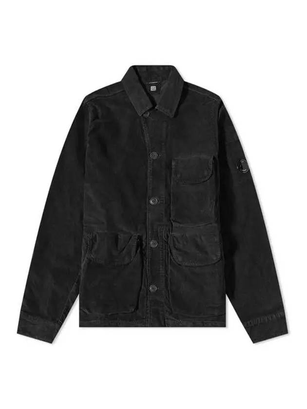 Lens Wappen Shirt Jacket Black - CP COMPANY - BALAAN 2