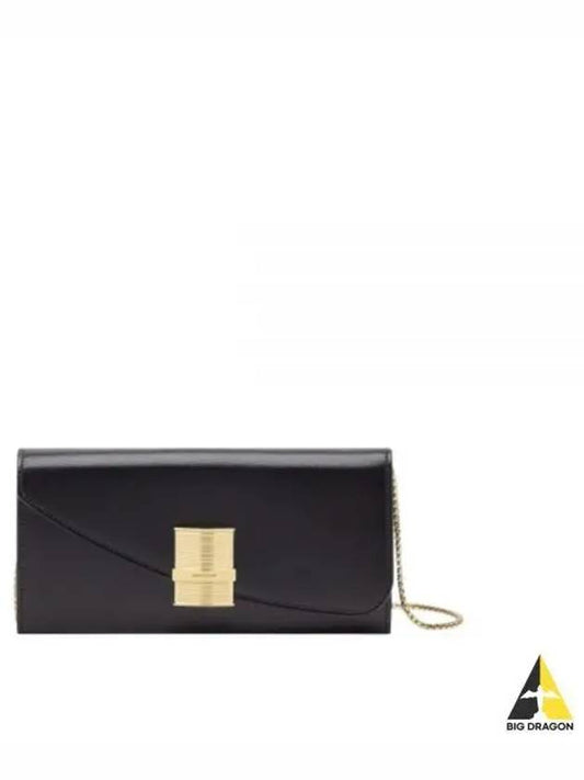 Fiamma Shoulder Chain Long Wallet Black - SALVATORE FERRAGAMO - BALAAN 2