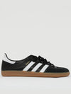 Samba Decon Leather Low Top Sneakers Core Black - ADIDAS - BALAAN 4