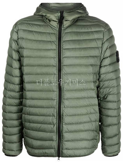 Loom Woven Chambers R-Nylon Down-TC Packable Jacket Green - STONE ISLAND - BALAAN 2