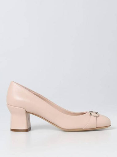 Salvatore Heel Pumps 01E488 757828 PETALO Pink - SALVATORE FERRAGAMO - BALAAN 1