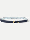 Pretty LV 20MM Reversible Leather Belt Blue - LOUIS VUITTON - BALAAN 2