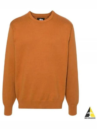 117223 TAN Laguna Icon Knit Sweater - STUSSY - BALAAN 1