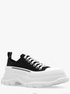 Tread Slick Low Top Sneakers Black White - ALEXANDER MCQUEEN - BALAAN 3