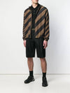 Men's Logo Reversible Windbreaker Brown Black - FENDI - BALAAN 3