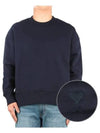 Alexandre Mattiussi Embroidered Logo Sweatshirt Navy - AMI - BALAAN 2