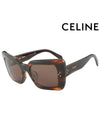 Sunglasses CL40156U 56E Square Acetate Men Women - CELINE - BALAAN 2