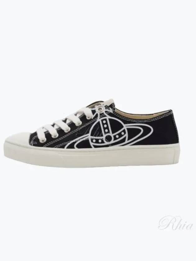 ORB Logo Low Top Sneakers Black - VIVIENNE WESTWOOD - BALAAN 2