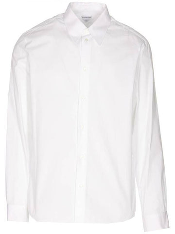 Classic Cotton Poplin Long Sleeve Shirt White - BOTTEGA VENETA - BALAAN 1