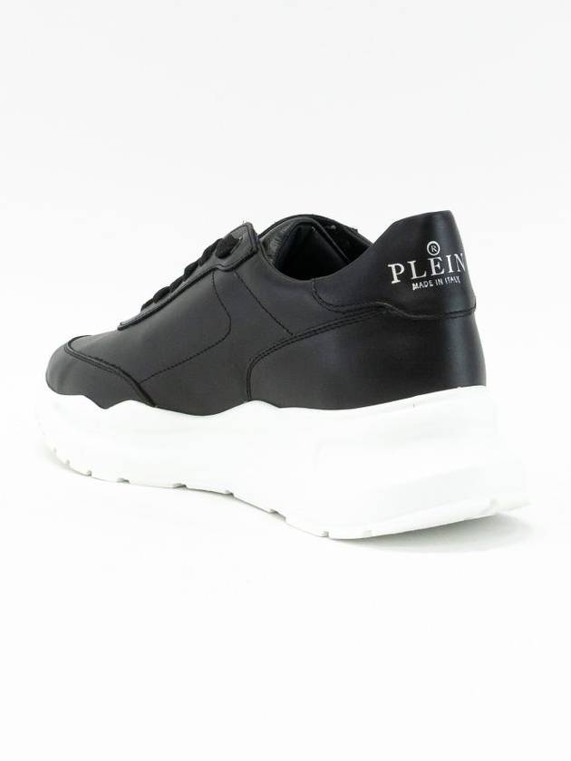 RunnerTM leather low top men s sneakers EU size black USC0350PLE075N02 - PHILIPP PLEIN - BALAAN 4