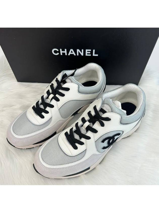 CC logo men s sneakers gray G39068 - CHANEL - BALAAN 2