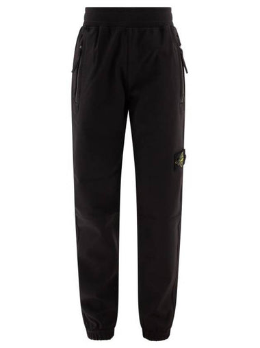 Kids Wappen Patch Training Pants Black - STONE ISLAND - BALAAN 1