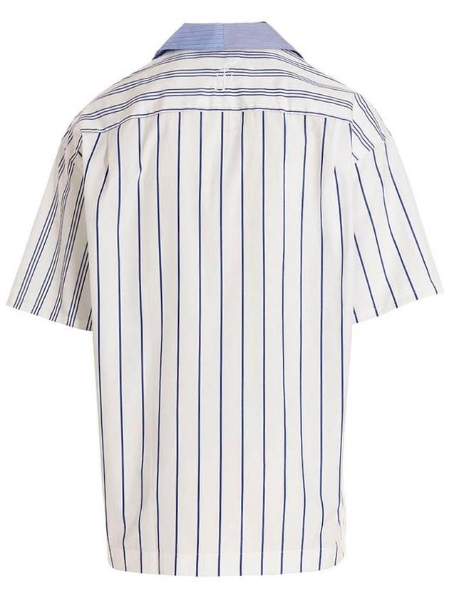 23 ss Blue Cotton Multi-Stripe Shirt SH0219PG1141899 B0480002994 - JW ANDERSON - BALAAN 3