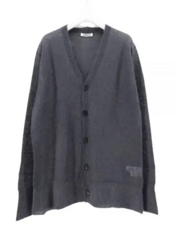 Cardigan A24SC01FG D Gray - AURALEE - BALAAN 1