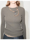 Radon Leather Necklace Light Brown A4238LB - OUR LEGACY - BALAAN 3