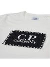 30/1 Jersey Label Style Logo Short Sleeve T-Shirt White - CP COMPANY - BALAAN 4