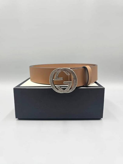 Interlocking G leather belt 546389 - GUCCI - BALAAN 2