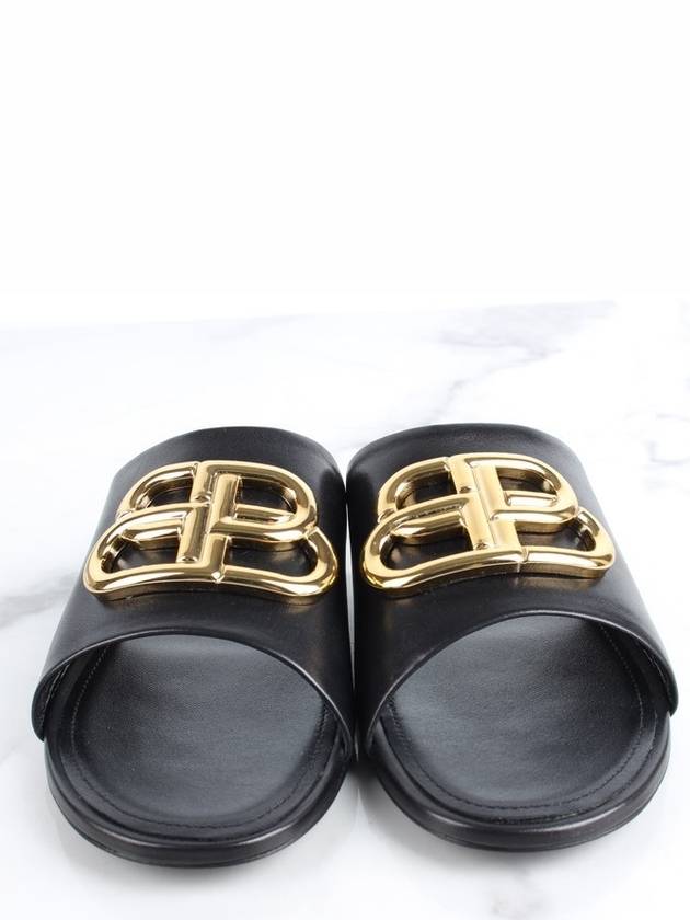 Gold logo mule slippers 36 - BALENCIAGA - BALAAN 3