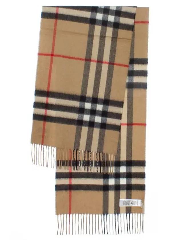 Vintage Check Cashmere Muffler Beige - BURBERRY - BALAAN 3