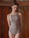 Mary Jane knit one piece swimsuit Gold Beige - MADIN - BALAAN 3