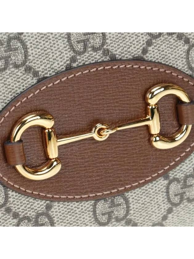 GG Supreme Horsebit 1955 Zip Around Long Wallet Brown - GUCCI - BALAAN 9