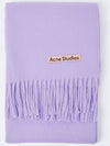 Fringe wool scarf oversized - ACNE STUDIOS - BALAAN 1