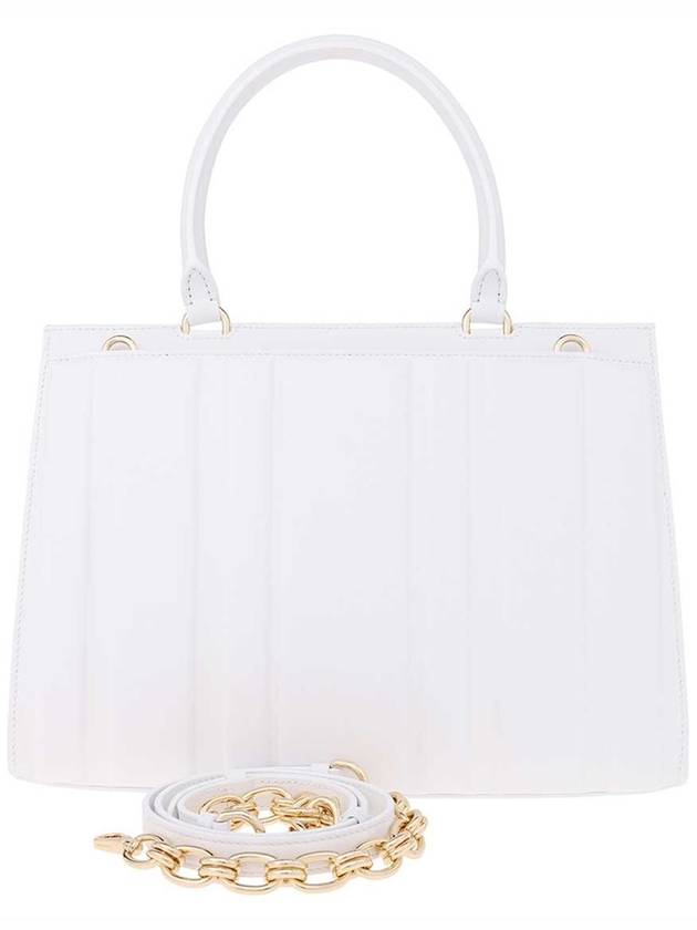 Gancini Hand Cross Bag White - SALVATORE FERRAGAMO - BALAAN 3