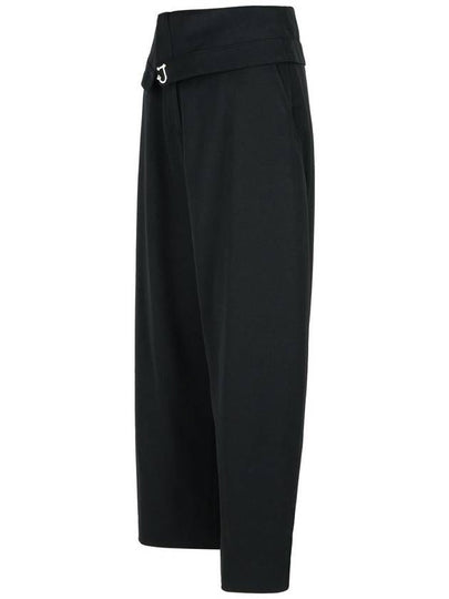 JW Anderson Black Viscose Trousers - JW ANDERSON - BALAAN 2