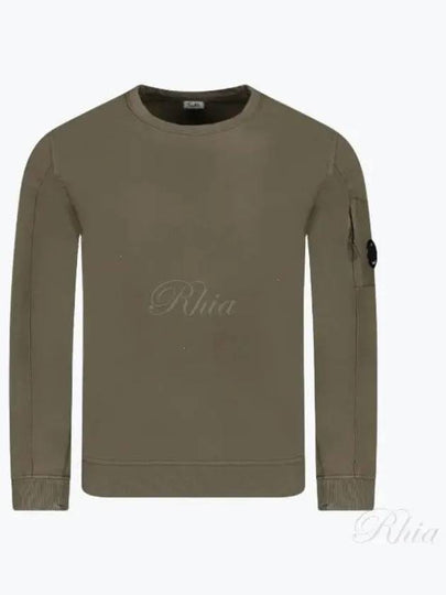 Light Fleece Sweatshirt Green - CP COMPANY - BALAAN 2