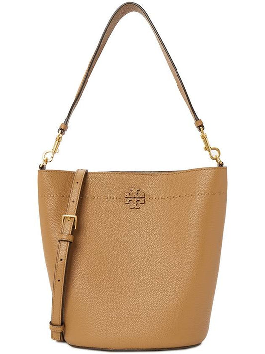 McGraw Logo Bucket Bag Beige - TORY BURCH - BALAAN 2