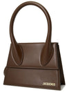 Le Grand Chiquito Large Signature Tote Bag Midnight Brown - JACQUEMUS - BALAAN 3