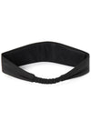 Triangle Logo Hairband Black - PRADA - BALAAN 3