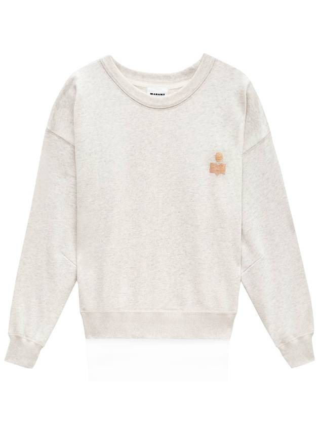 Mobyla Crew Neck Sweatshirt Ecru - ISABEL MARANT ETOILE - BALAAN 2