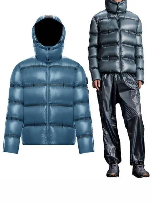 Men's Craig Ramis Hooded Padded Blue - MONCLER - BALAAN 2