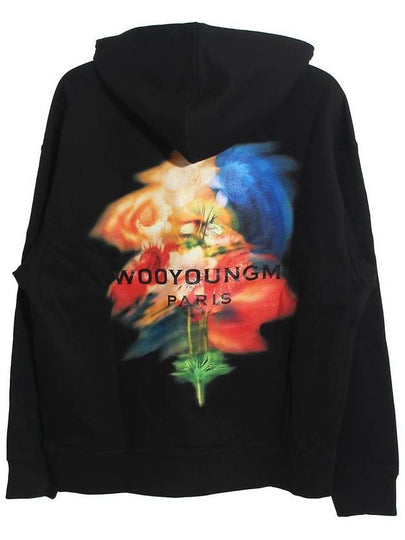 Swaying Flower Back Logo Hoodie Black - WOOYOUNGMI - BALAAN 2