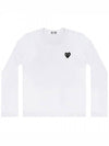 Logo Waffen Long Sleeve T-Shirt White - COMME DES GARCONS - BALAAN 2